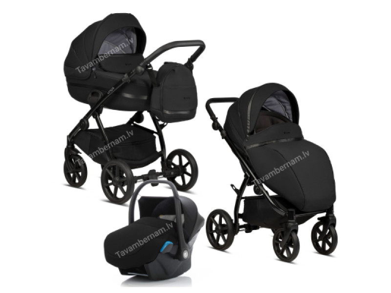 Tutis Uno 3 plus 3-1 100 Charcoal bērnu rati trīs vienā Tutis Uno 3 plus 3-1 100 Charcoal bērnu rati trīs vienā